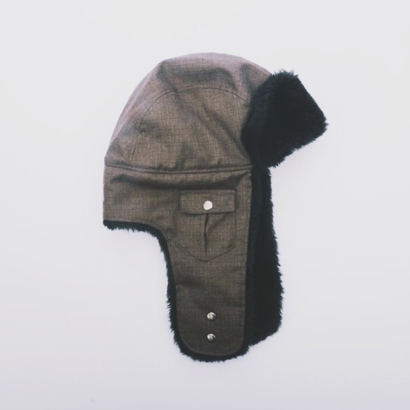 north face aviator hat